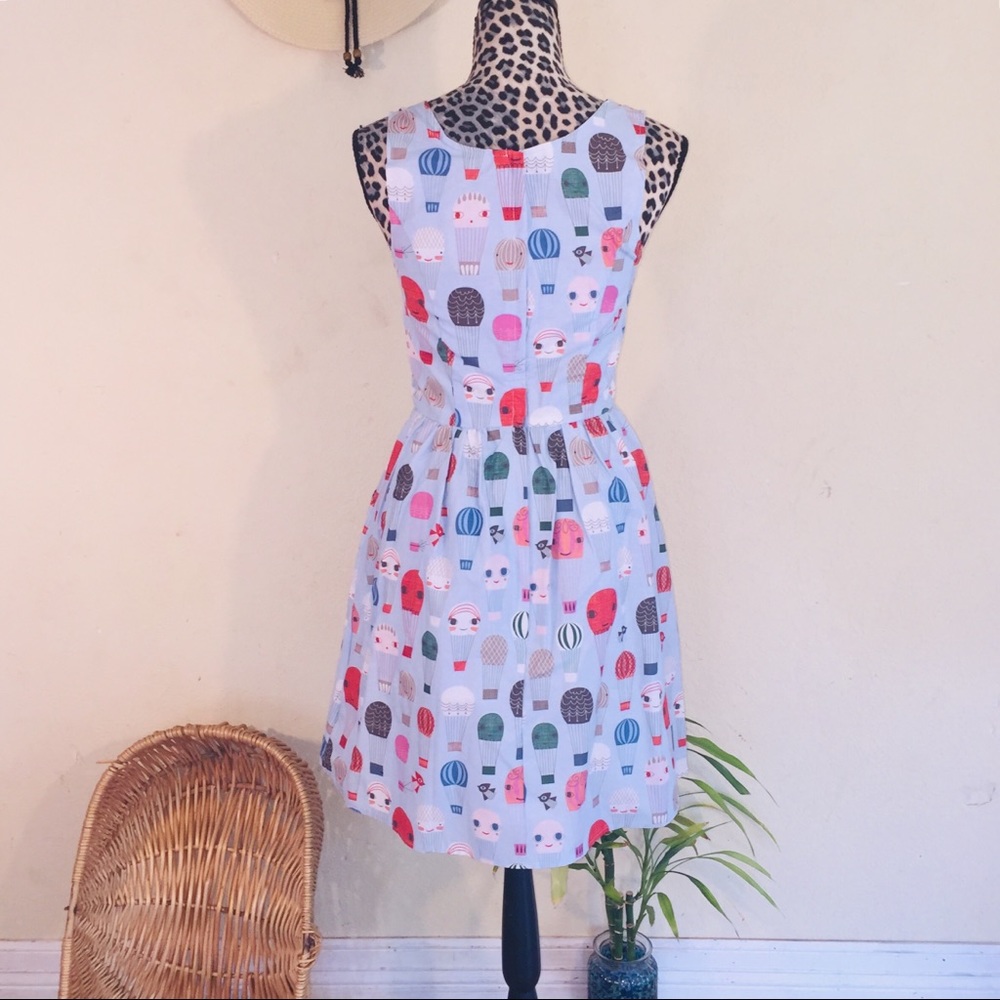 Sold Out 👋 🆕 ModCloth hot air ballon Dress pinup - Picture 8 of 16